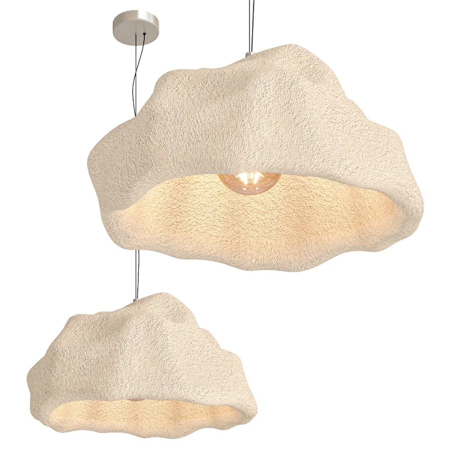 Polystyrene 1-Light Pendant Light - Image 3