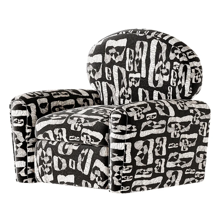 Roma Soft armchair By Saloni - Image 6