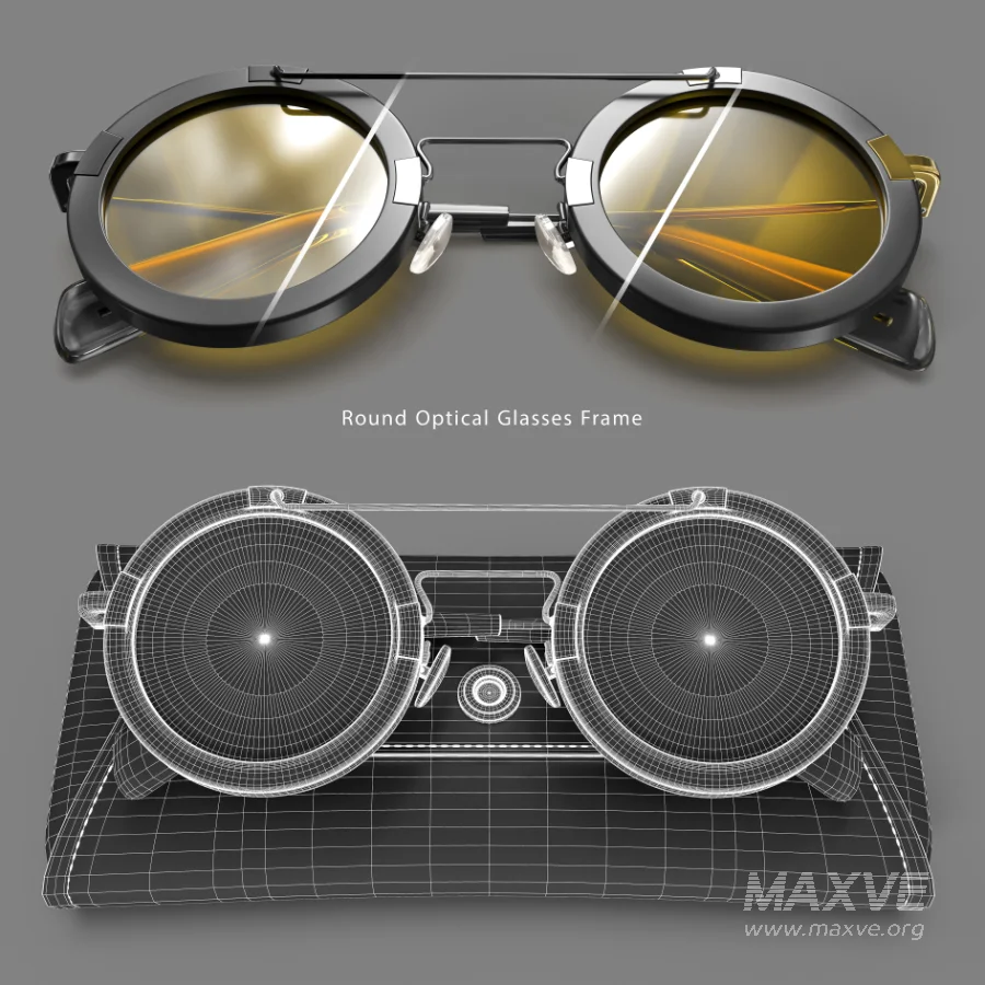 Round Optical Glasses Frame - Image 6