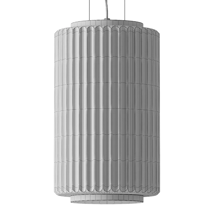 Column Ivory Vertical Pendant Lamp - Image 4