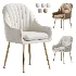 Scandinavian Style Metal Dining Chair - Thumbnail 1