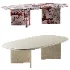 Lindy Oval Coffee Table - Thumbnail 1