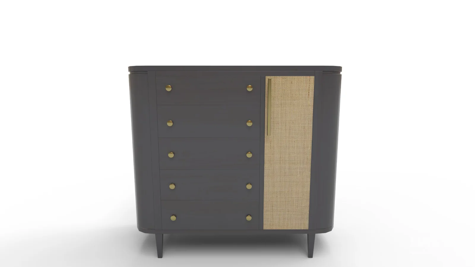 Cane5 Drawer Accent Chest - Image 7