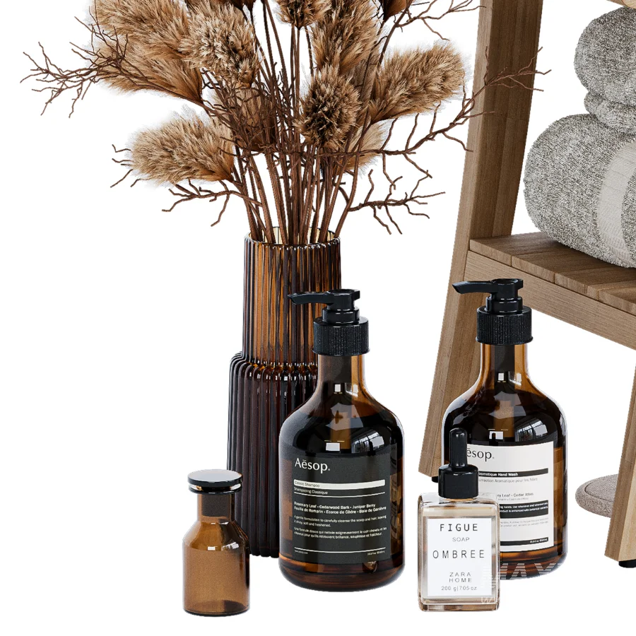 Decorative Bathroom Set 05 - Image 5