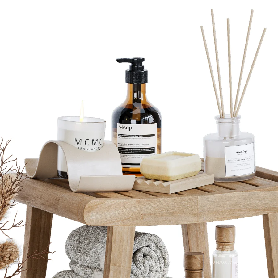 Decorative Bathroom Set 05 - Image 3