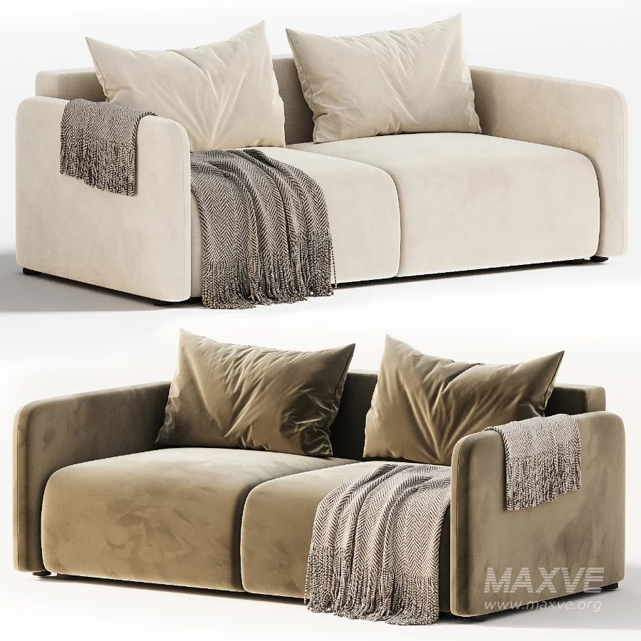 Straight sofa Kartos Velvet by divan - Image 6