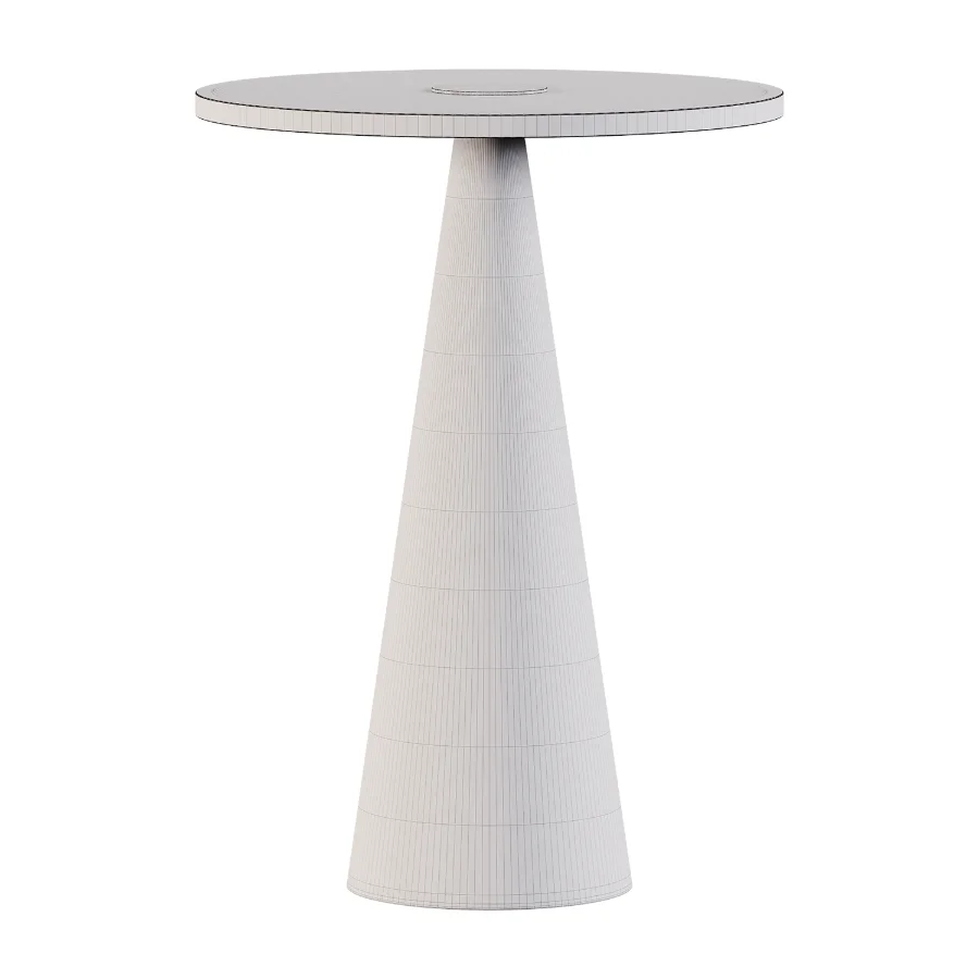 Addyson Grey Marble And Gold Side Table - Image 5