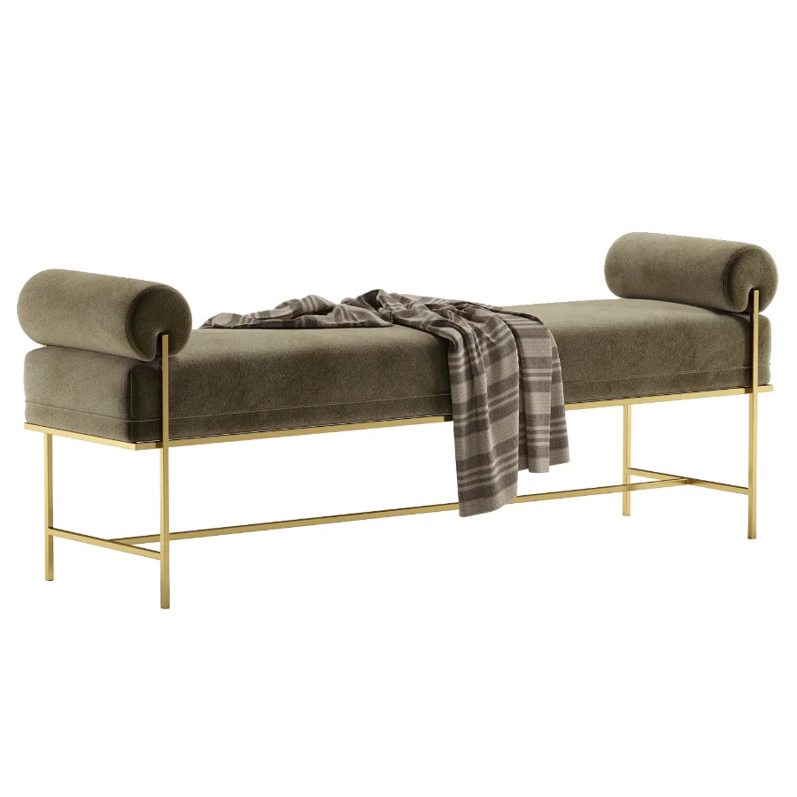Bolster White Bench - Image 2