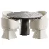 Milan swivel chair and Makoto dining table - Thumbnail 3