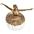 Golden Bronze Ballerina Water Fountain - Thumbnail 7