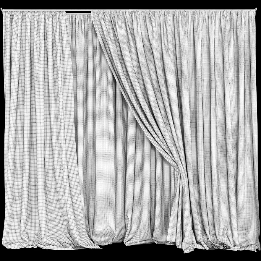 Silk and Cotton Curtain Set 120 - Image 7