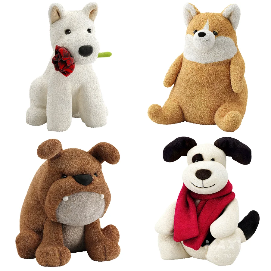 Dog Toys Collection-Plush Toys Set 39 - Image 1