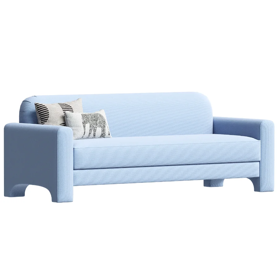 Werts Modern Chenille Sofa - Image 2