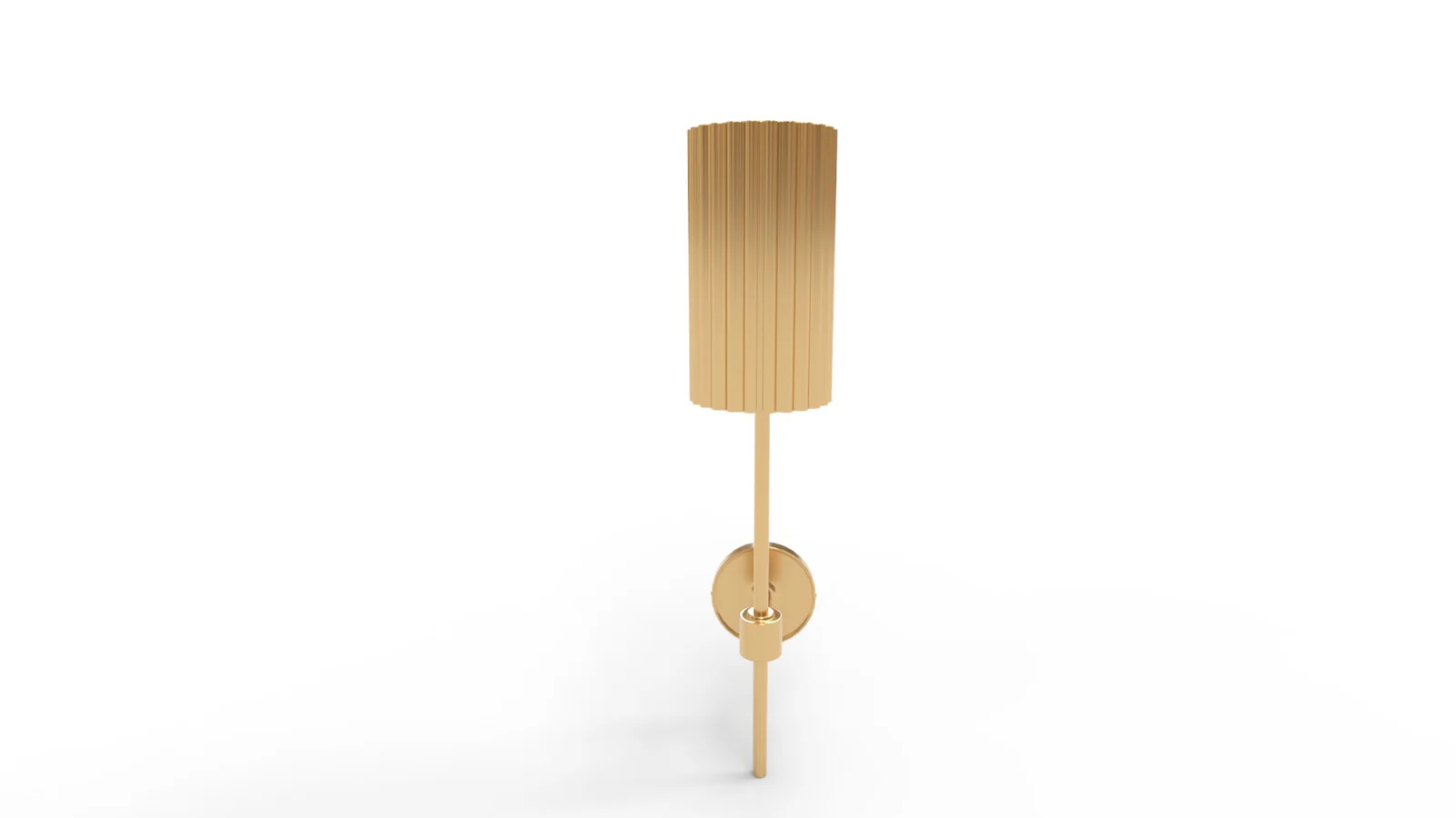 FLUTED GOLD WALL SCONCE - Image 6