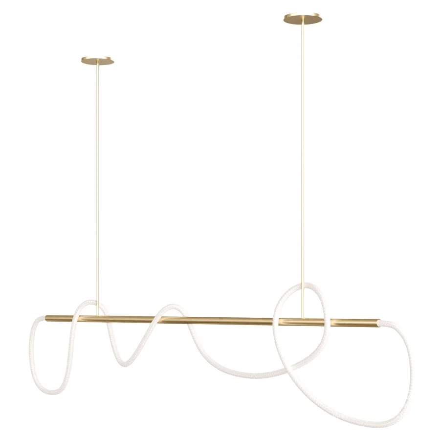 Festif Linear Pendant Lamp by Dbianco vol 3 - Image 2