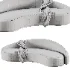 Boucle Curved Sofa - Thumbnail 2