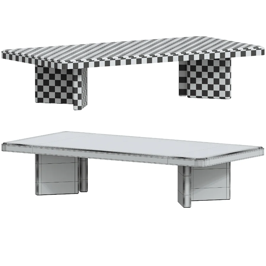 Rio 68 Rectangular Coffee Table by CB2 - Image 3