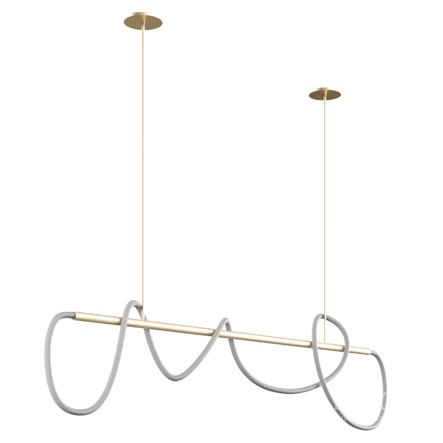 Festif Linear Pendant Lamp by Dbianco vol 3 - Image 4