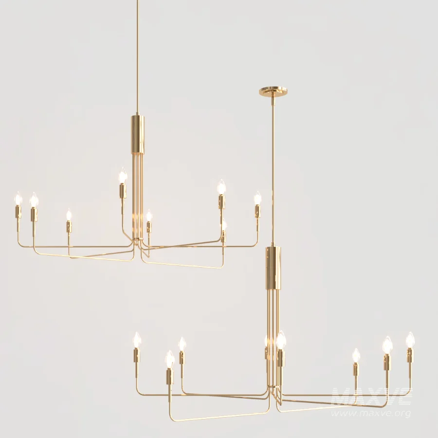 Candelabra Chandelier - Image 2