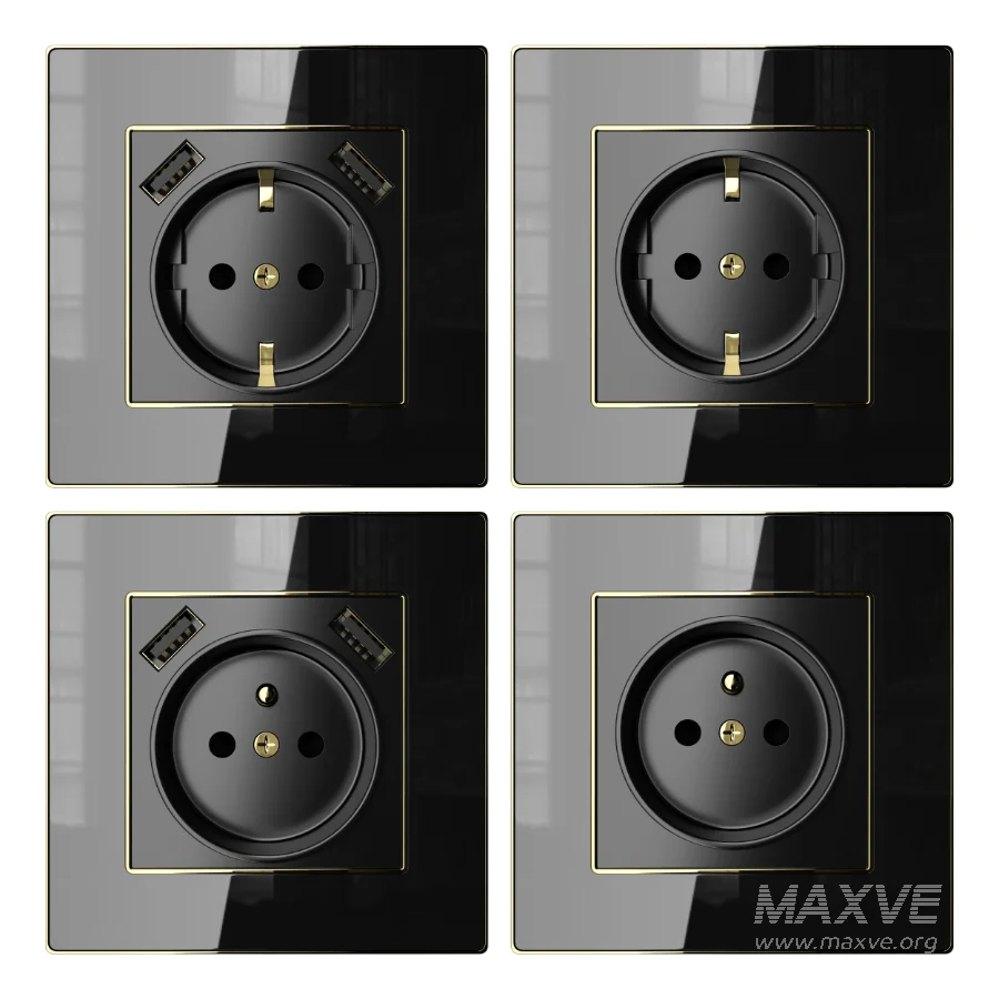 Sockets and Switches Black Glossy - Image 2