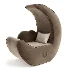 Modern Crescent Moon Lounge Chair - Thumbnail 3