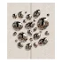 Chrome Bubble Wall Decor 27 - Thumbnail 4