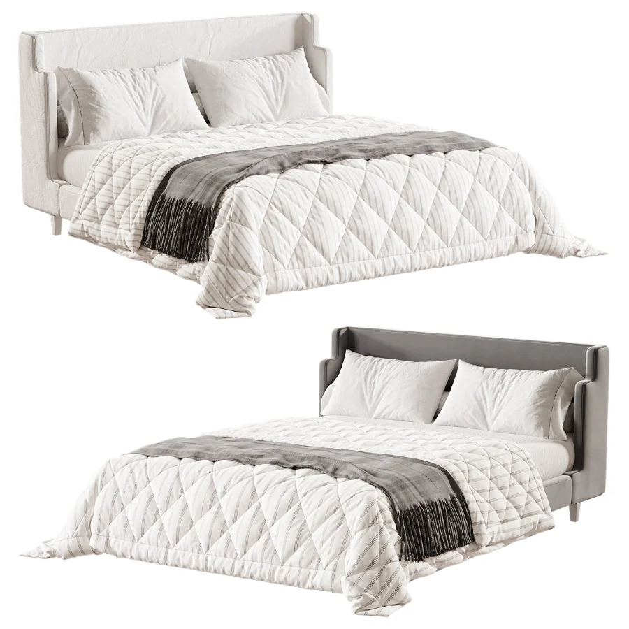 Julia Fabric Queen Bed - Image 3