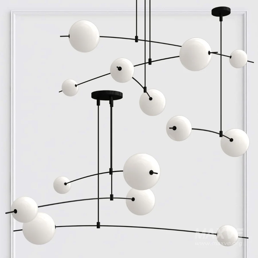 Freer designer chandelier - Image 1