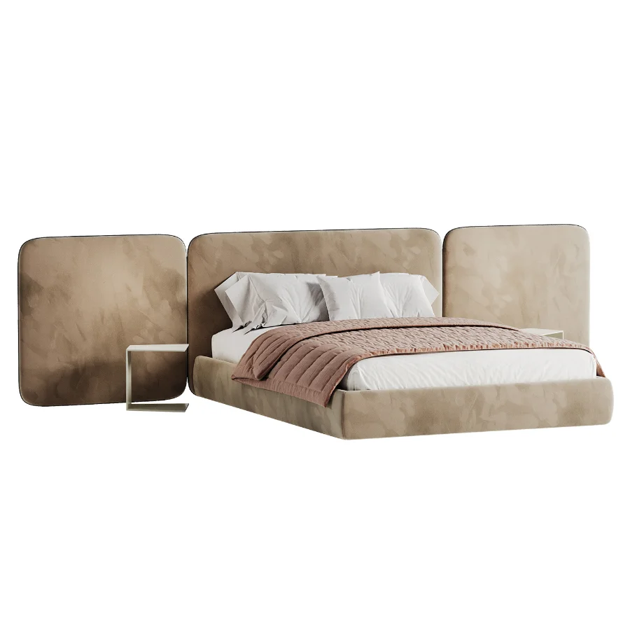 Modern Double Bed 02 - Image 3
