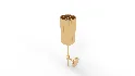 FLUTED GOLD WALL SCONCE - Thumbnail 7