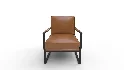 Gaines Top Grain Leather Armchair - Thumbnail 7