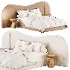 Lulu and Georgia Gladys Extended Headboard Platform Bed - Thumbnail 1