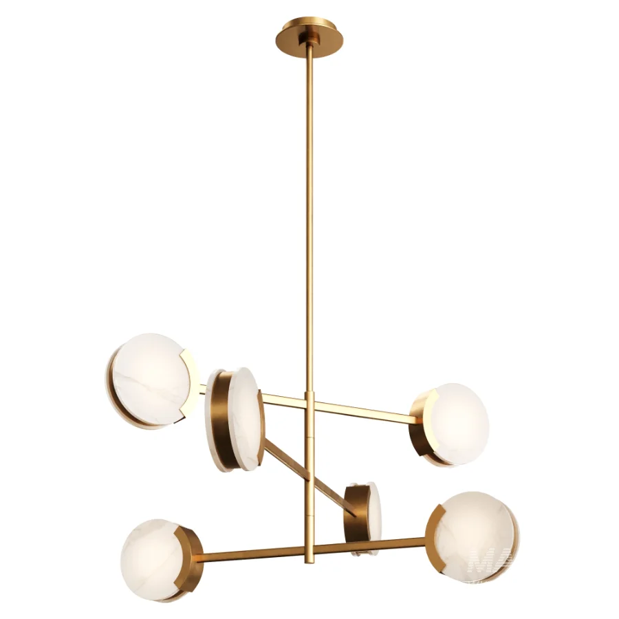 Melange 48″ Multi-Positional Chandelier by Visual Comfort - Image 2