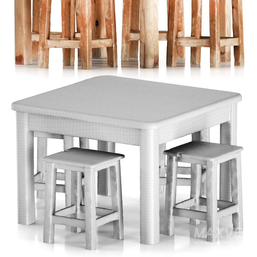 Worn Dining Table - Image 6