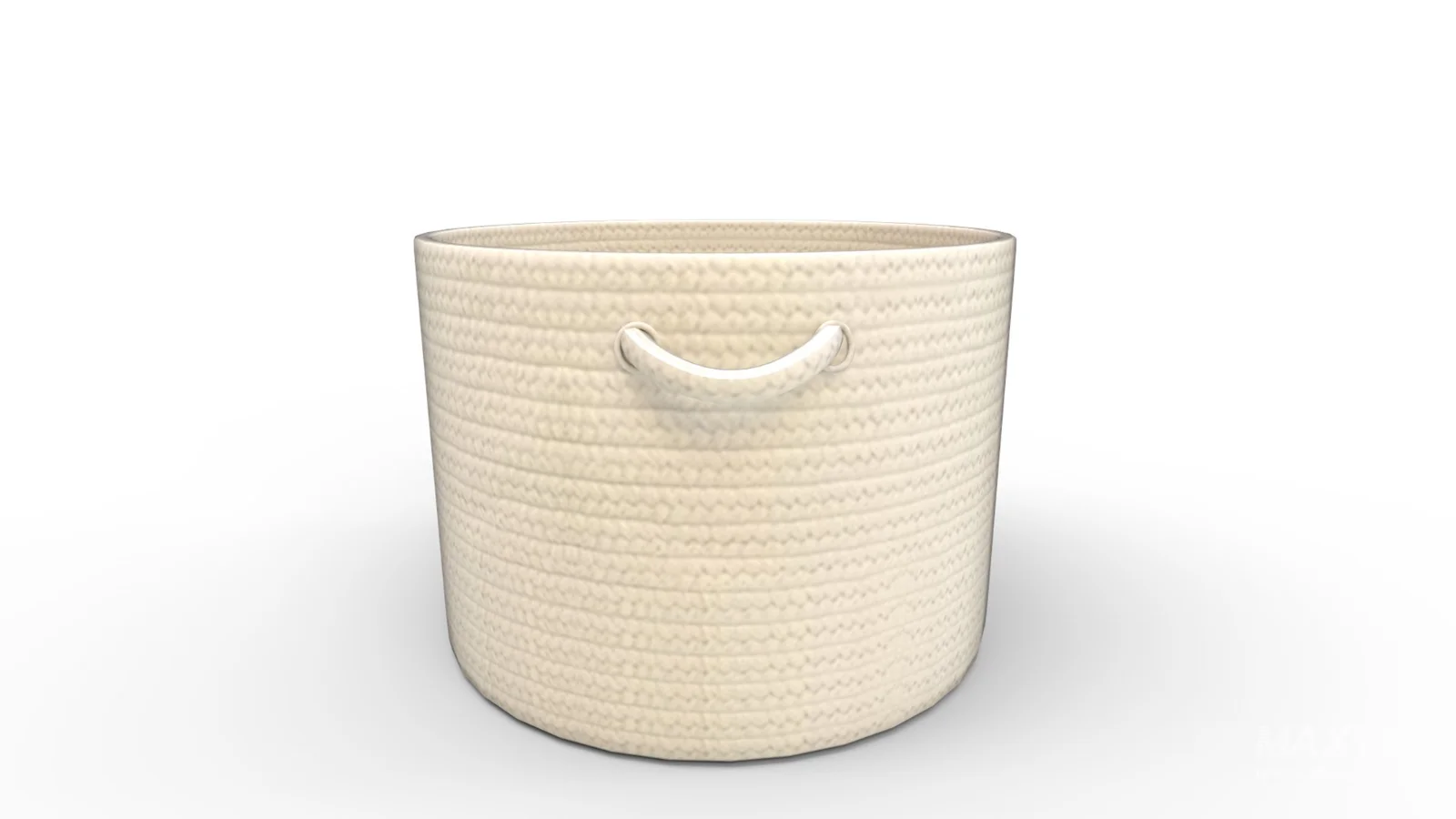 Braided Fabric Basket - Image 3
