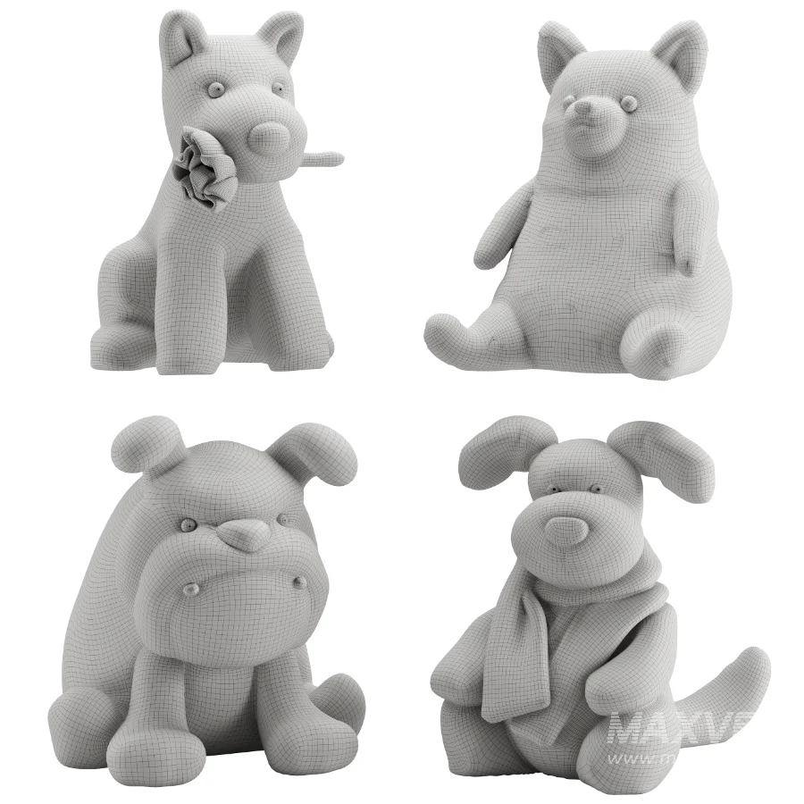 Dog Toys Collection-Plush Toys Set 39 - Image 6