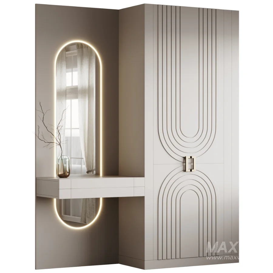 Neoclassical Style Hallway 22 - Image 1