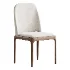 Leather Scandinavian Restaurant Side Chair - Thumbnail 5