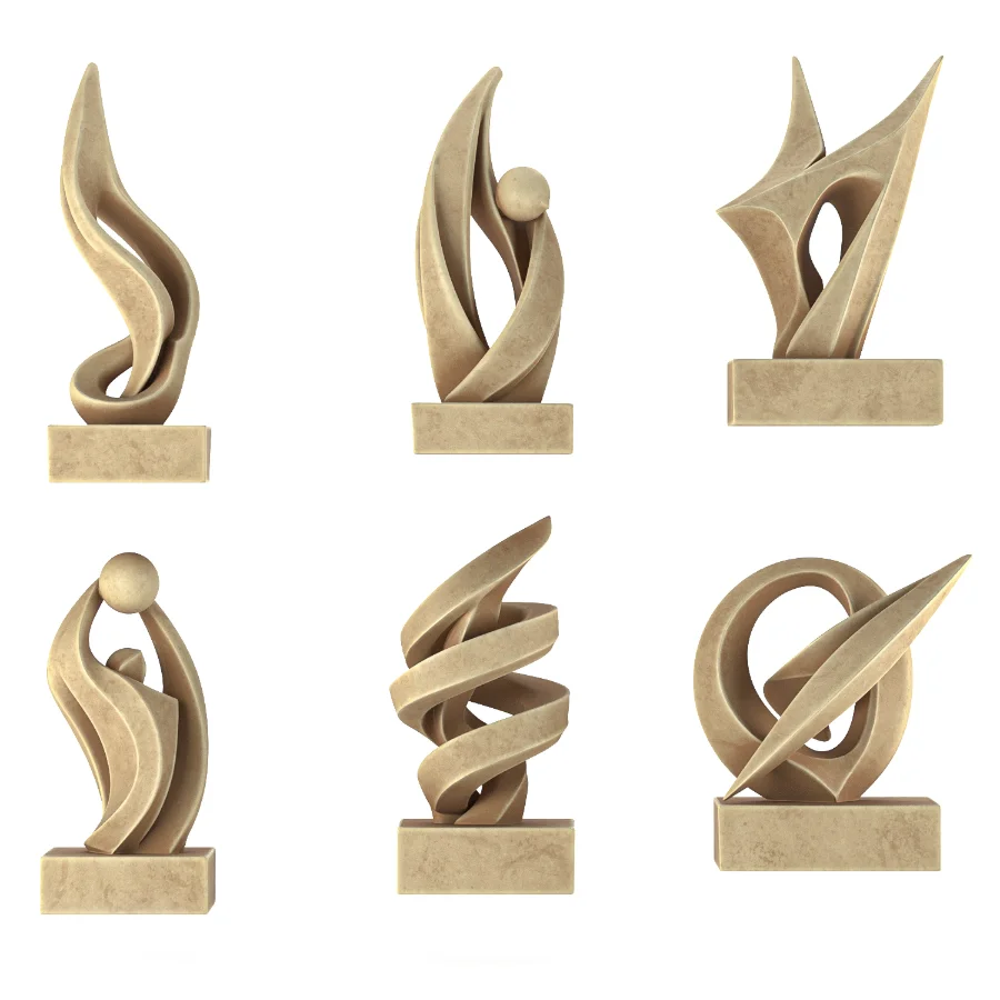 Abstract Modern Sculpture 02 - Image 1
