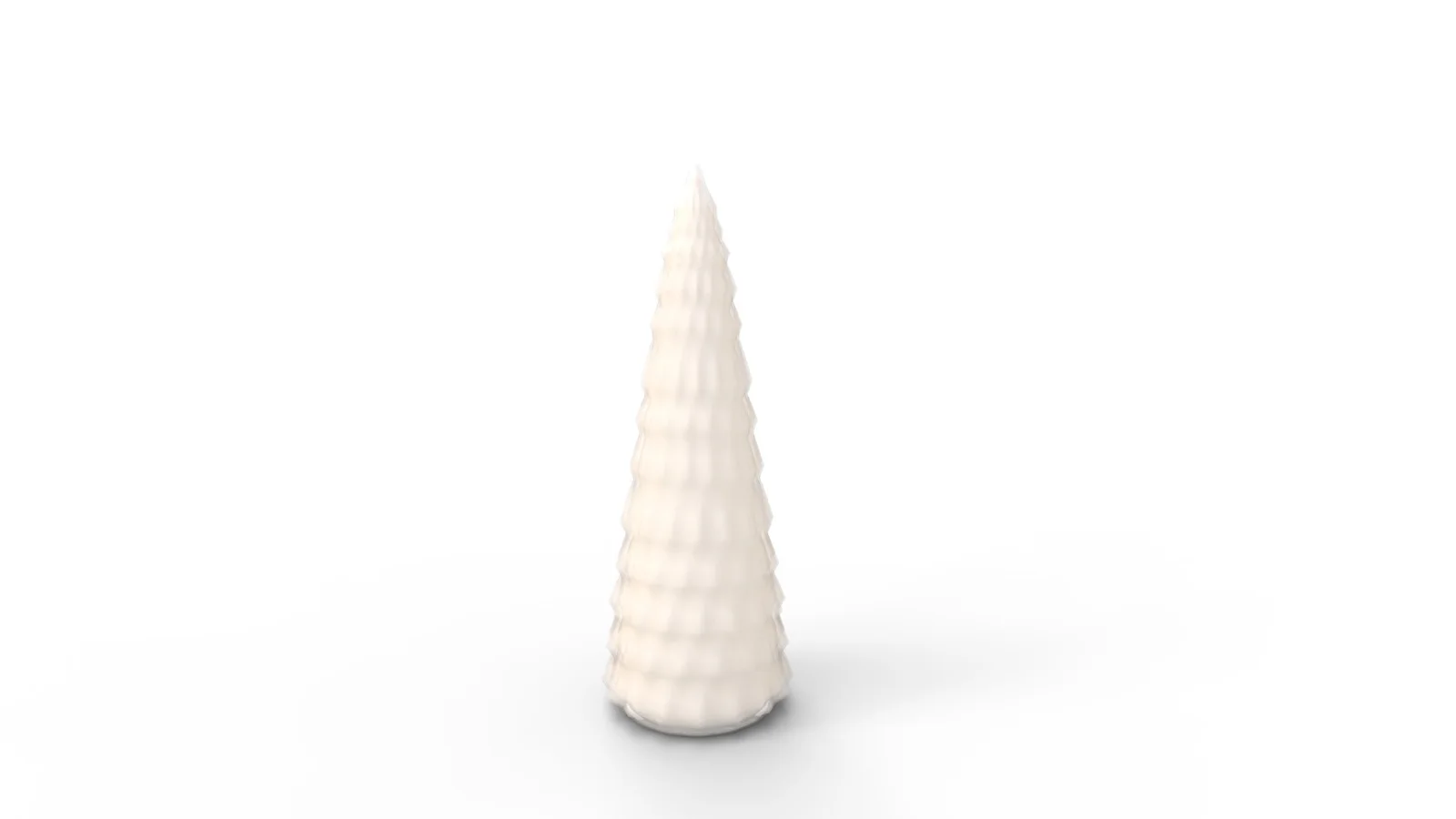 Pre Lit Caviar Beaded Glass Trees White - Image 2