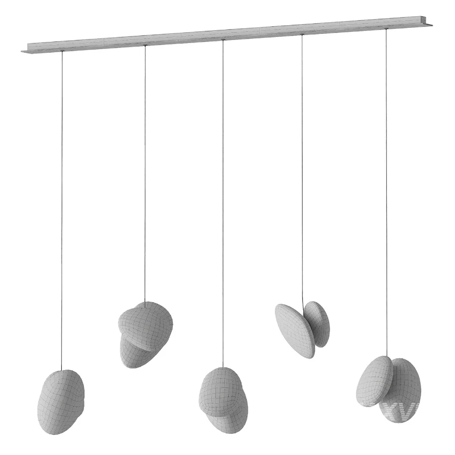Pebble Linear 02 Pendant Lamp - Image 3