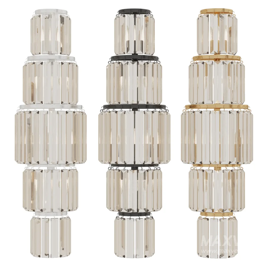 Crystal Wall Sconce Light - Image 1