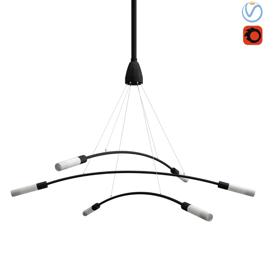 Contemporary Modern LED Chandelier - Image 1