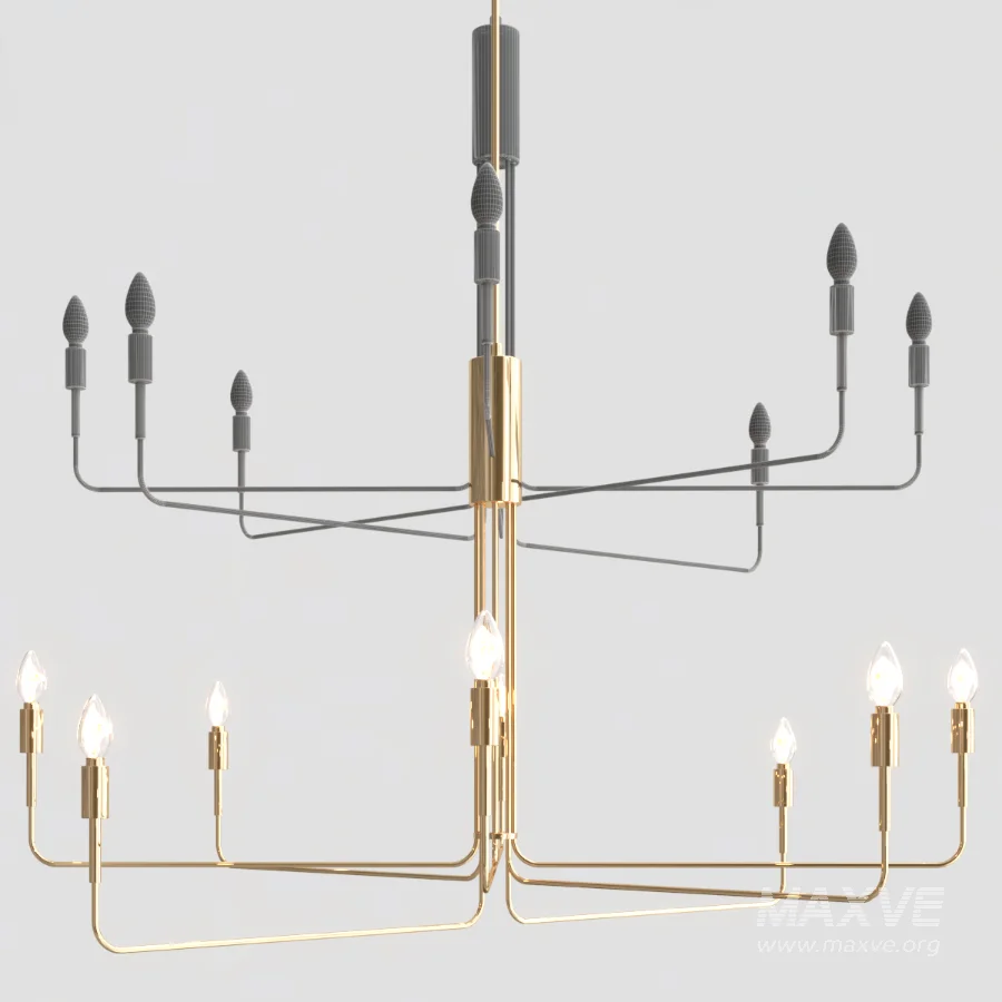 Candelabra Chandelier - Image 1
