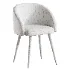 Boucle chair white prostohome - Thumbnail 4