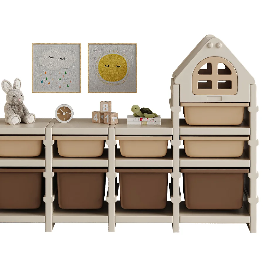 Toy Rack PTSTW12CL 12 drawers-Toy shelving - Image 6