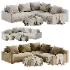 Corner sofa Kirmas 5 Velvet Eclipse divan - Thumbnail 5