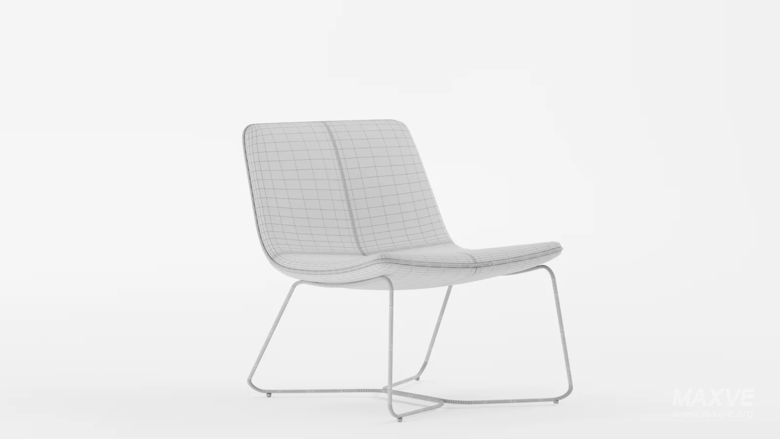 Tan Slope Lounge Chair - Image 9