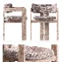 CHAIR With Solid Curved Wooden Structure - Thumbnail 6