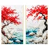 Premium Coastal Blossom Wall Art Set - Thumbnail 3